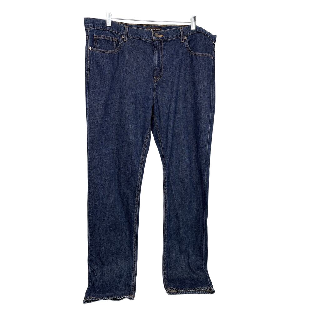 Michael Kors Y2K Americana Minimalist Preppy Straight Leg Dark Wash Jeans 40/34
